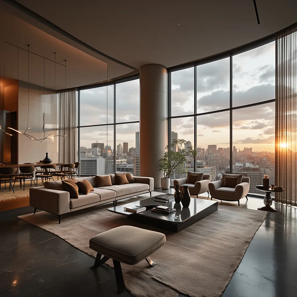 Moderno apartamento en Buenos Aires con vistas panorámicas