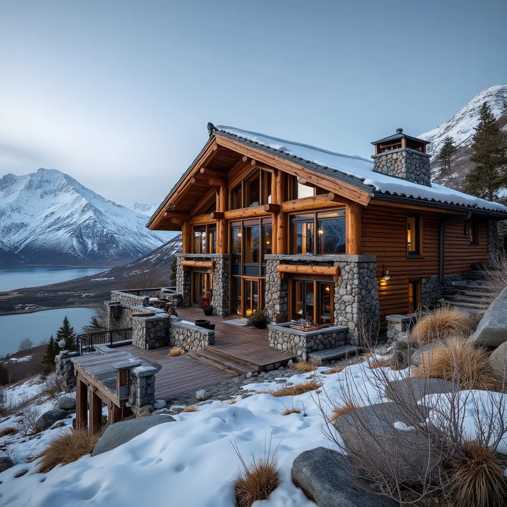 Impresionante villa en la Patagonia argentina