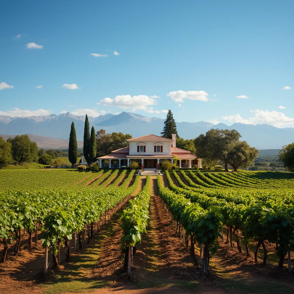 Finca con viñedos en Mendoza